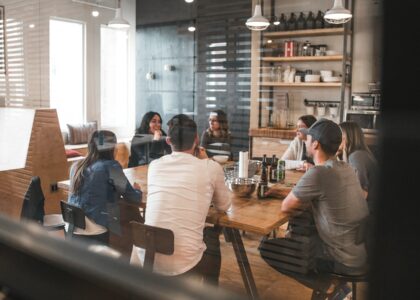 people sitting on chair